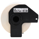 Rollo 200 Etiquetas Brother Dk1241 Pre Cortadas Nb 101mm X 152mm